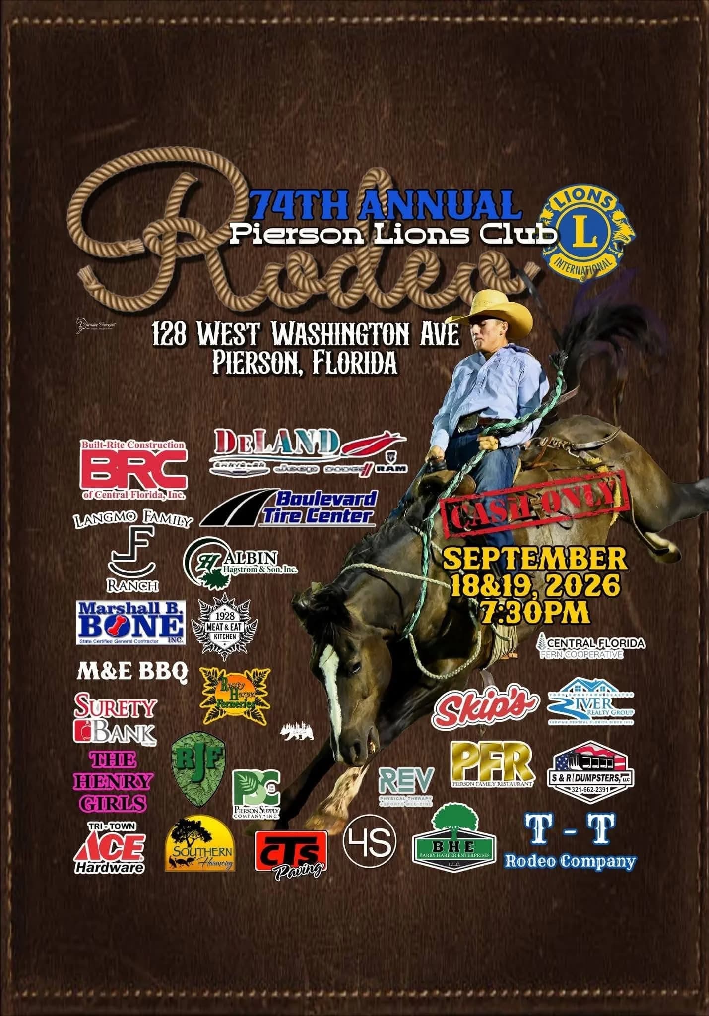 Pierson Lions Club Rodeo