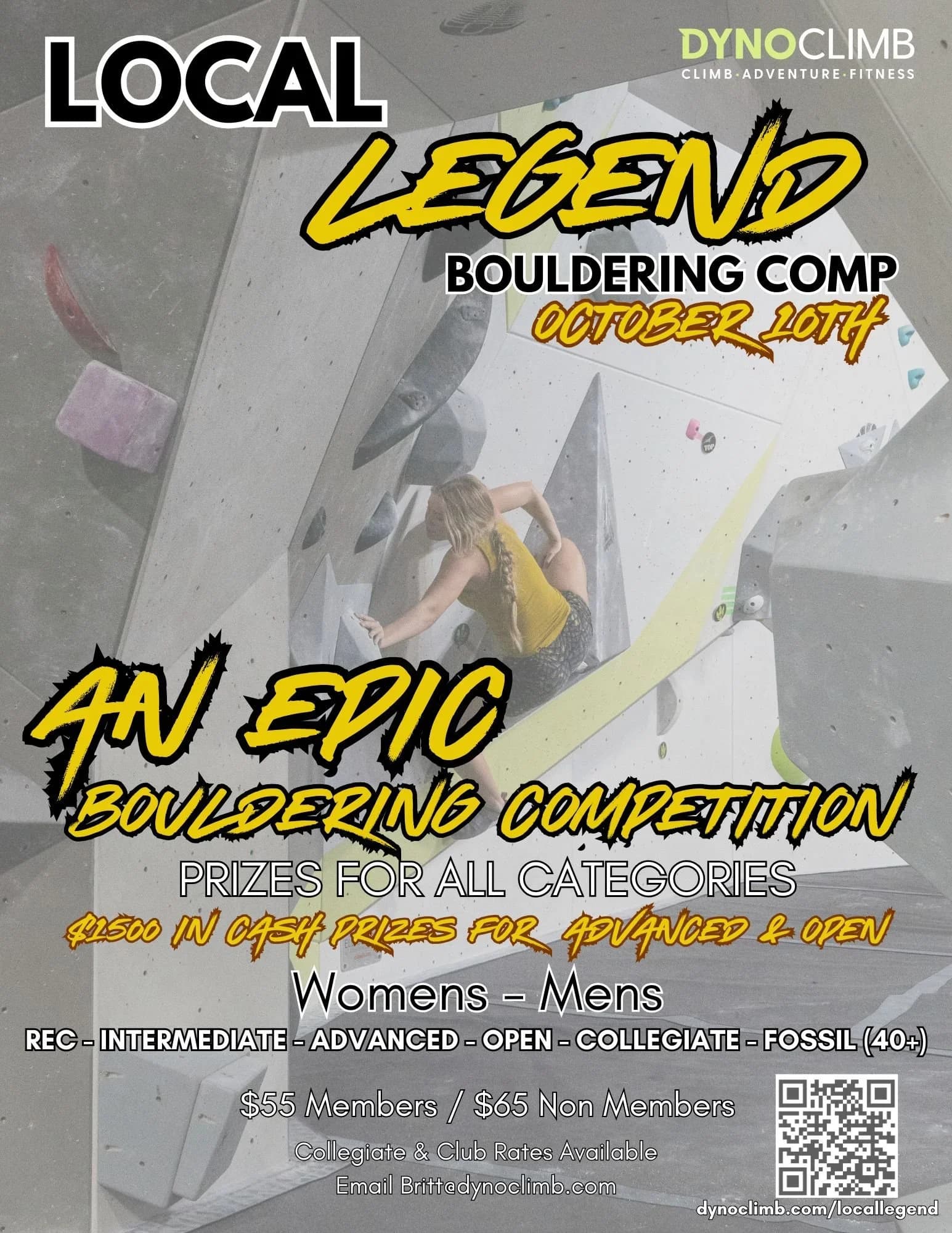 Local Legend Bouldering Comp